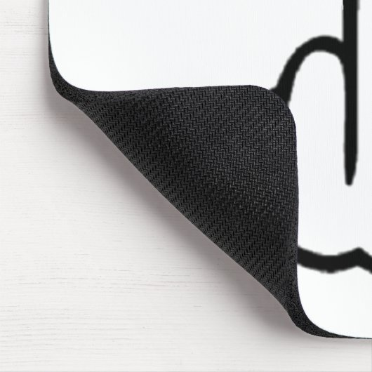 Mousepad-Schrecken Gedreht Mousepad (Ecke)