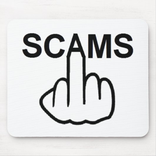 Mousepad-Schrecken Gedreht Mousepad (Vorne)