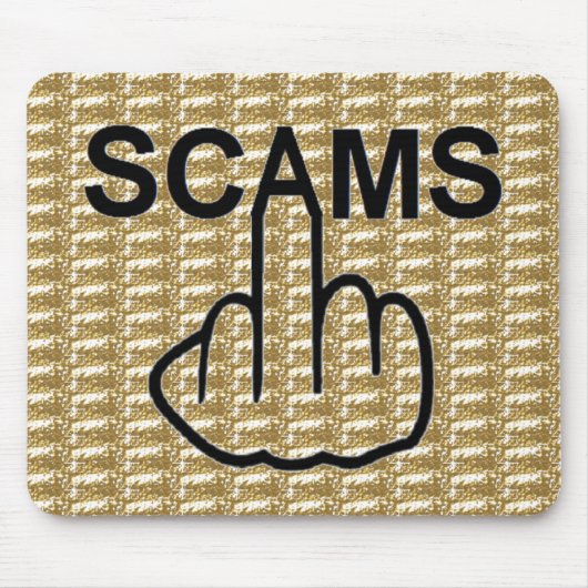 Mousepad-Schrecken Gedreht Mousepad (Vorne)