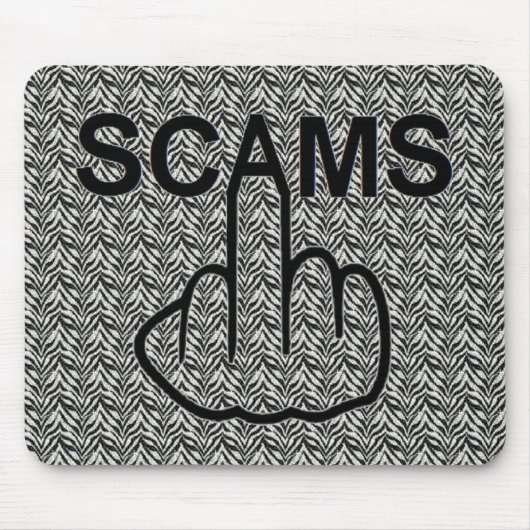 Mousepad-Schrecken Gedreht Mousepad (Vorne)