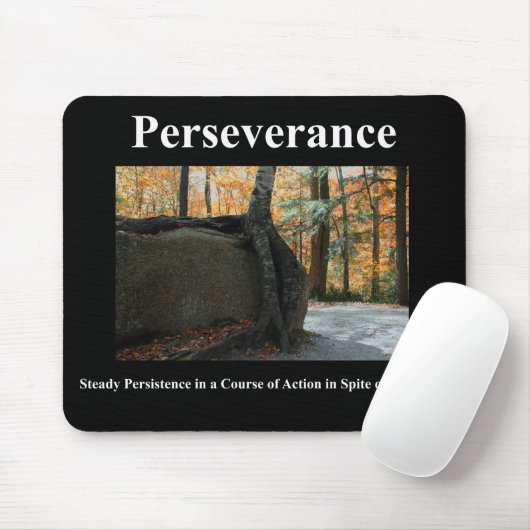 Mousepad schwarze Ausdauer (Mit Mouse)