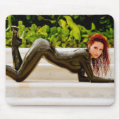 MOUSEPAD - SCHWARZE CATSUIT - Bianca Beauchamp (Vorne)