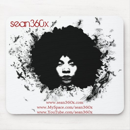 Mousepad sean360x Vögel (Vorne)