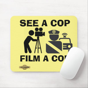 Mousepad "SEHEN SIE EINEN POLIZIST FILM A POLIZIST