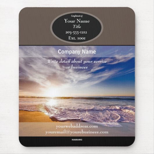 Mousepad Shore - HAMbyWG (Vorne)