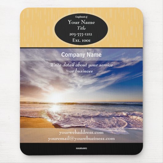 Mousepad Shore - HAMbyWG (Vorne)