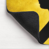 Mousepad "Silhouette auf Gold" (Ecke)