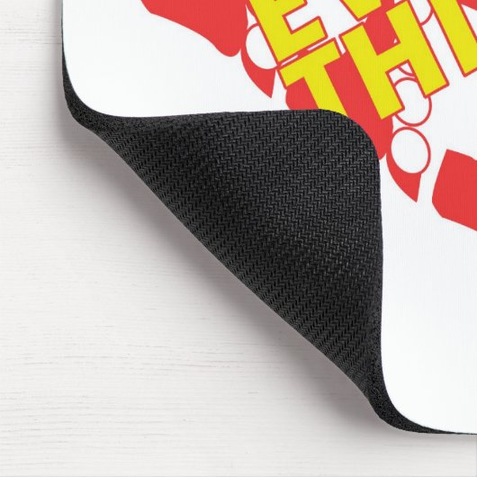 Mousepad: "Skate alles! " Mousepad (Ecke)
