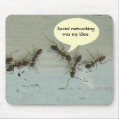 Mousepad - Soziale Vernetzung war meine Idee. (Vorne)