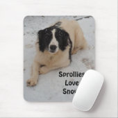 Mousepad Sprollie im Schnee (Mit Mouse)