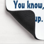 Mousepad "Starten Sie mein Nickerchen mit einem gu (Ecke)