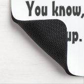 Mousepad "Starten Sie mein Nickerchen mit einem gu (Ecke)