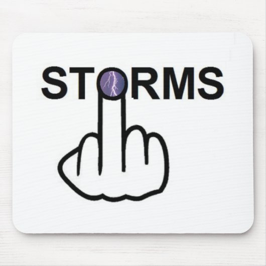 Mousepad-Stürme Gedreht Mousepad (Vorne)