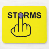 Mousepad-Stürme Gedreht Mousepad (Vorne)