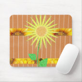 Mousepad Sunflower (Mit Mouse)