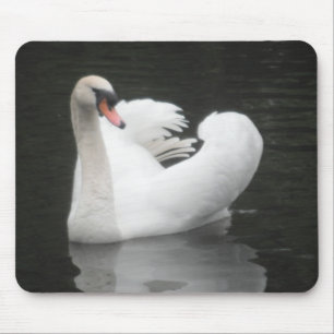 Mousepad Swan Schwimmen