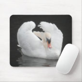 Mousepad Swan Schwimmen (Mit Mouse)