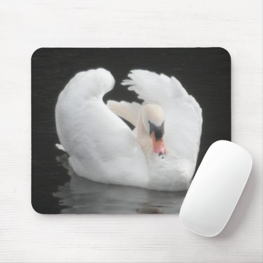 Mousepad Swan Schwimmen (Mit Mouse)