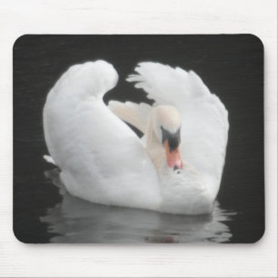 Mousepad Swan Schwimmen