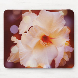 Mousepad Sword Lily Red Bokeh