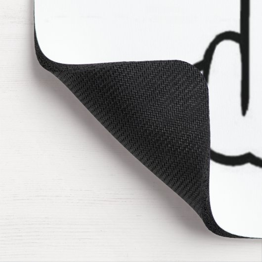 Mousepad Terrorism Gedreht (Ecke)