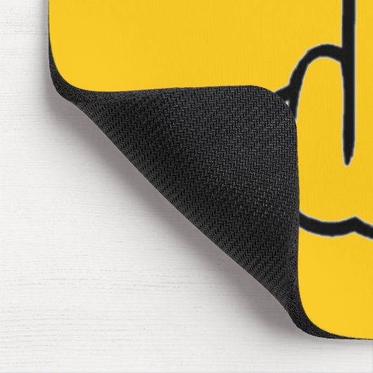 Mousepad Terrorism Gedreht (Ecke)