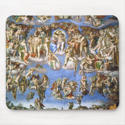 Mousepad The Last Judge Fresco von Michelangelo (Vorne)