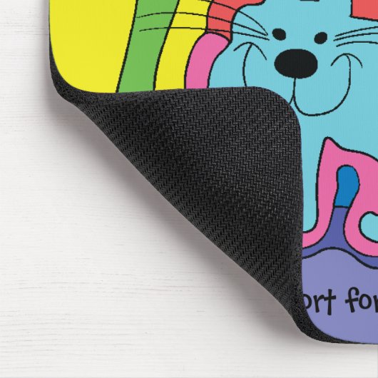 Mousepad "Toon/MEOW Hi" (Ecke)