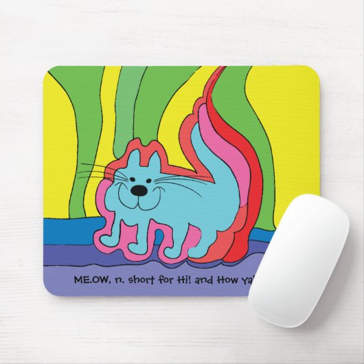 Mousepad "Toon/MEOW Hi" (Mit Mouse)
