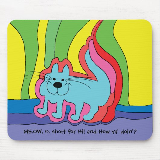 Mousepad "Toon/MEOW Hi" (Vorne)