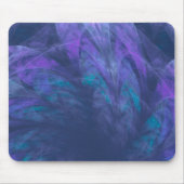 Mousepad Transparent Blue Petals Fraktal (Vorne)