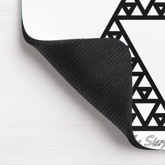 Mousepad Triângulo de Sierpiński (Ecke)
