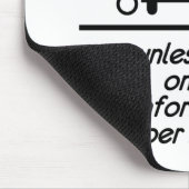 Mousepad trinken und fahren (Ecke)