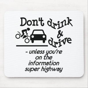Mousepad trinken und fahren