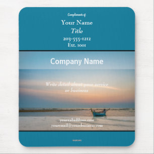 Mousepad Turquoise & Blume - HAMbyWG