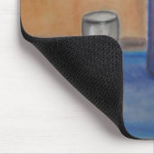 Mousepad: ursprüngliche Kunst entwirft Weinglas Mousepad (Ecke)