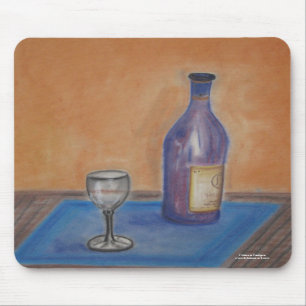 Mousepad: ursprüngliche Kunst entwirft Weinglas Mousepad