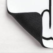 Mousepad-Verbrechen ist kriminell Mousepad (Ecke)