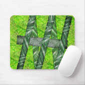 MousePad verde amarelado com riscos e traços verde (Mit Mouse)