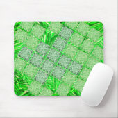 MousePad verde chamativo com quadrados e'falha (Mit Mouse)