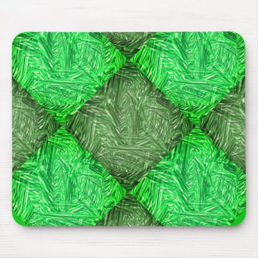Mousepad verde falsa grama ou folhas de coqueiro (Vorne)