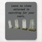 Mousepad - verlassen Sie keinen Stein unturned in… (Vorne)