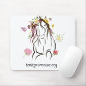 Mousepad Versprechen in Blumen das Porträt (Mit Mouse)