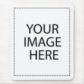 Mousepad Vertikale-Schablone (Vorne)