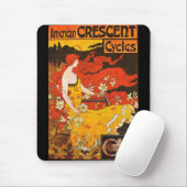 Mousepad Vintag American Crescent Cycles (Mit Mouse)
