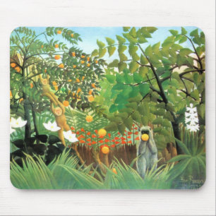 Mousepad Vintag Art Exotic Landschaft