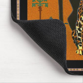 Mousepad Vintag Art Leopard (Ecke)