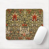 Mousepad Vintag Snakeshead bedruckt (Mit Mouse)