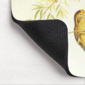 Mousepad Vintag Spectacled Finch Birds (Ecke)