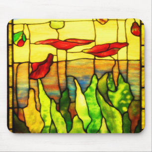 Mousepad-Vintages Buntglas Art-23 Mousepad